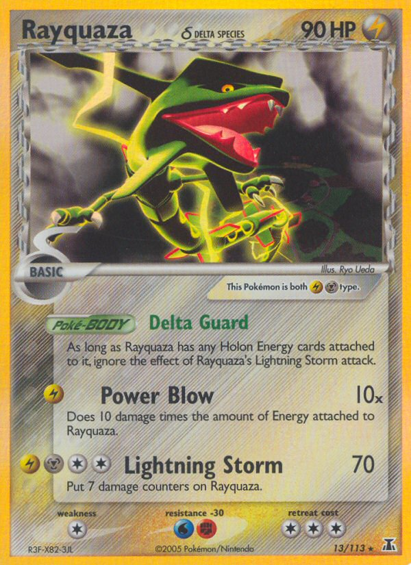 Rayquaza δ - Delta Species - 13/113 - Holofoil