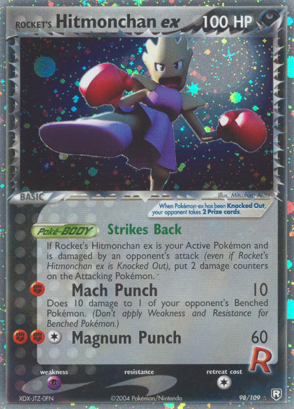 Rocket's Hitmonchan ex - Team Rocket Returns - 98/109 - Holofoil