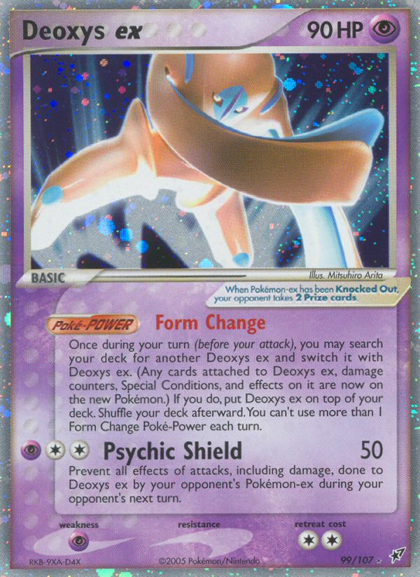 Deoxys ex - Deoxys - 99/107 - Holofoil