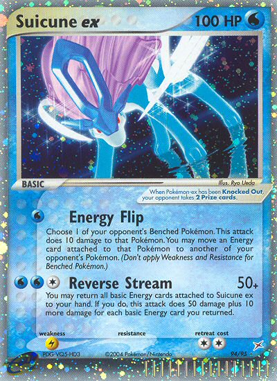 Suicune ex - Team Magma vs Team Aqua - 94/95 - Holofoil