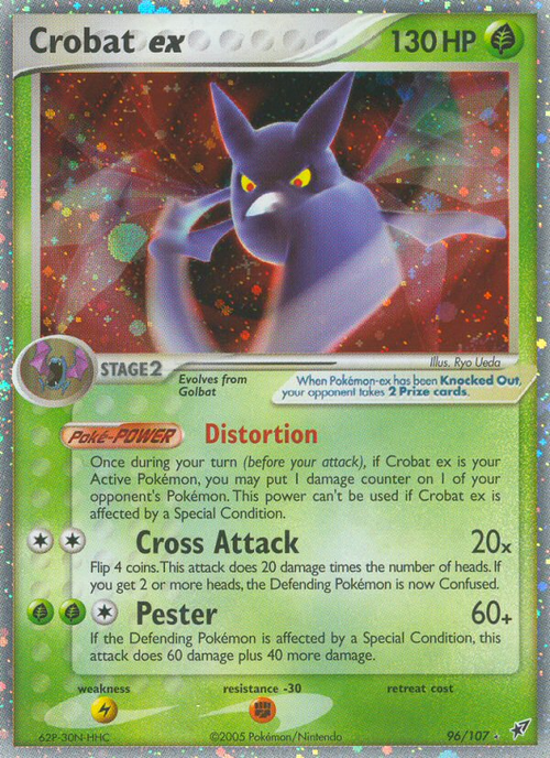 Crobat ex - Deoxys - 96/107 - Holofoil