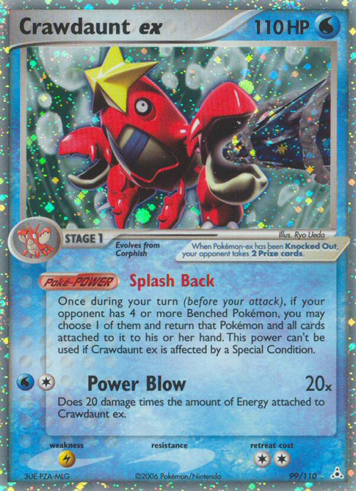 Crawdaunt ex - Holon Phantoms - 99/110 - Holofoil