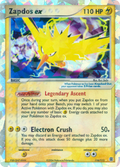 Zapdos ex - FireRed & LeafGreen - 116/112 - Holofoil