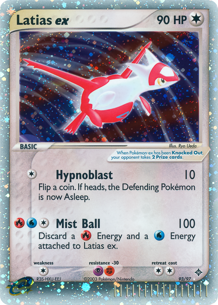 Latias ex - Dragon - 93/97 - Holofoil